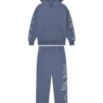 Dres Trapstar Script Niebieski