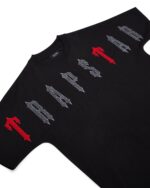 Koszulka Trapstar Arch Chenille Decoded 2.0 – Czarno/Czerwona - Image 2