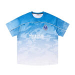 Koszulka Trapstar Football Blue Camo Fade