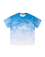 Koszulka Trapstar Football Blue Camo Fade