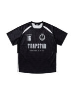Koszulka Trapstar Football W Kolorze Czarnym Z Panelem