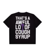 Koszulka Trapstar X Cough Syrup Irongate – Czarna - Image 2