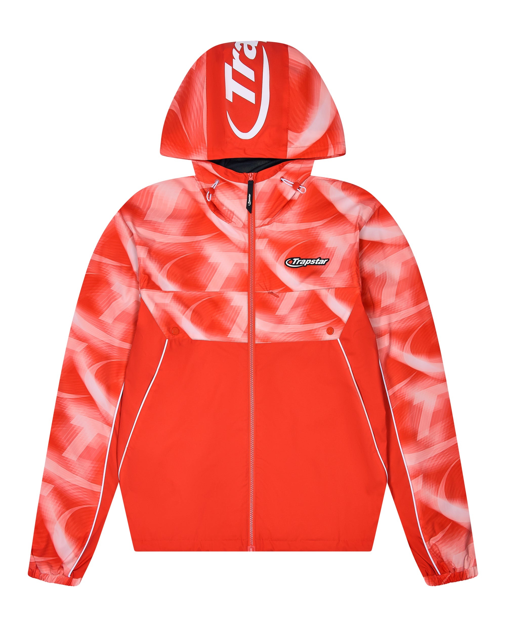 Kurtka Przeciwwiatrowa Trapstar Allover Czerwona Kurtka Przeciwwiatrowa Trapstar Allover Czerwona