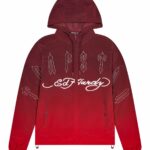Kurtka Przeciwwiatrowa Trapstar X Ed Hardy Czerwona