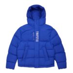 Niebieska Kurtka Puchowa z Kapturem Trapstar Decoded