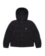 Pikowana Kurtka Irongate Trapstar z Odpinanym Kapturem