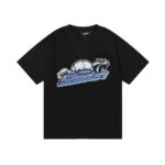 Koszulka Trapstar Shooters W Kolorze Czarnym/Niebieskim