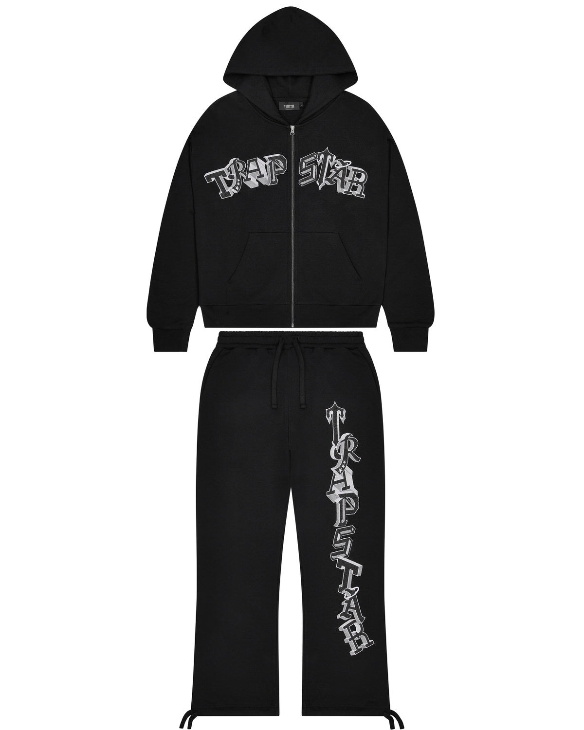 Trapstar-Wildcard-Chenille-Hoodie-Dres-2.0-Czarny.jpg Trapstar Wildcard Chenille Hoodie Dres 2.0 – Czarny - Image 1