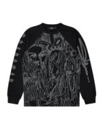 Trapstar X Slawn Waffle Ls Top – Czarny