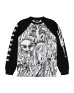 Trapstar X Slawn Waffle Ls Top – Czarny/Bialy