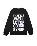 Trapstar X Syrop Na Kaszel Benjamin Franklin LS Waffle Tee - Image 2