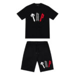 Zestaw Kr?tkich Spodenek Trapstar Trp W Kolorze Czarnym