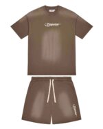 Zestaw Szort?w Trapstar Hyperdrive Fade Brazowy