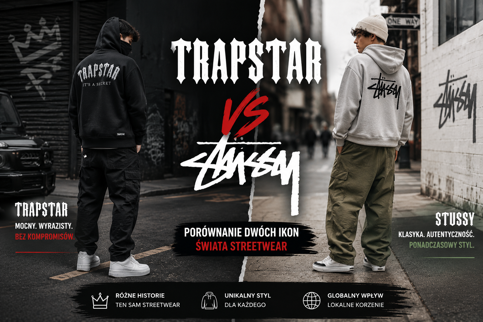 Trapstar vs Stussy