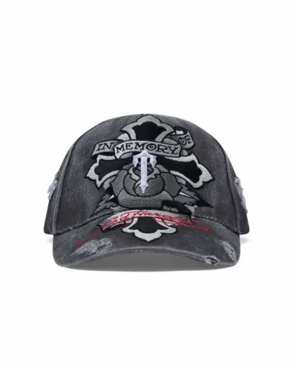 Czapka Trapstar x Ed Hardy Szara