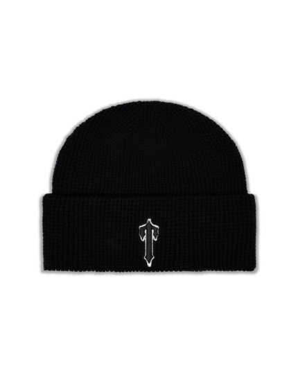 Czapka trapstar beanie foundation czarna